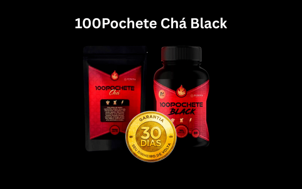 100Pochete Chá Black
