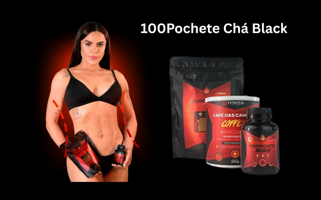 100Pochete Chá Black